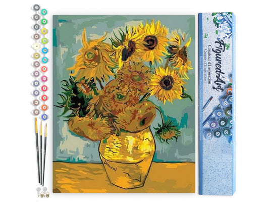 Paint by Numbers rolled - Van Gogh - Sunflowers