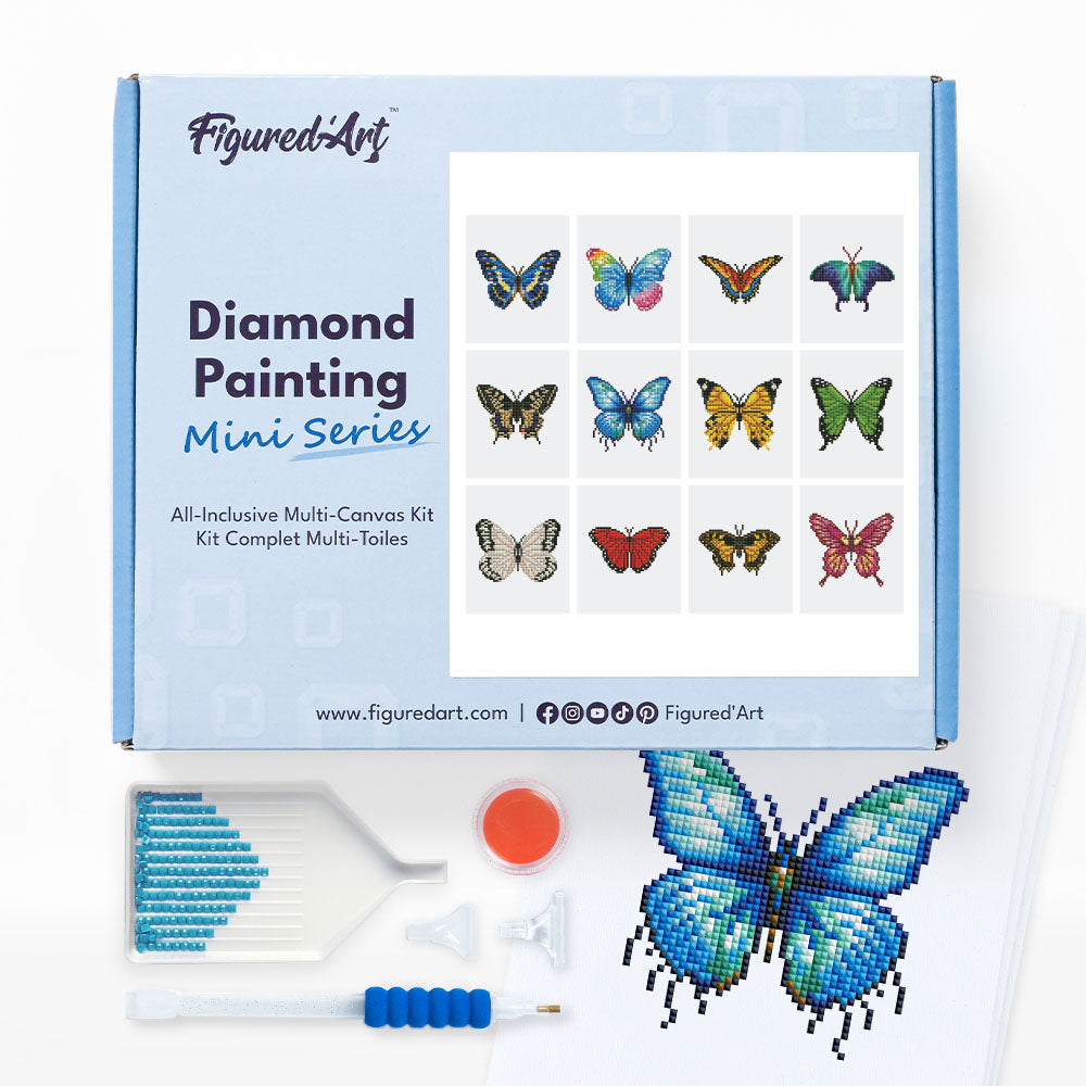 Gem Painting kit - Butterflies 3 series FiguredArt