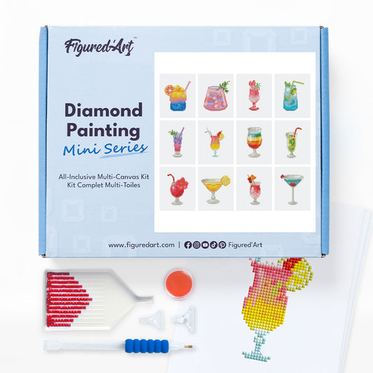 Gem Painting kit - Cocktails series FiguredArt