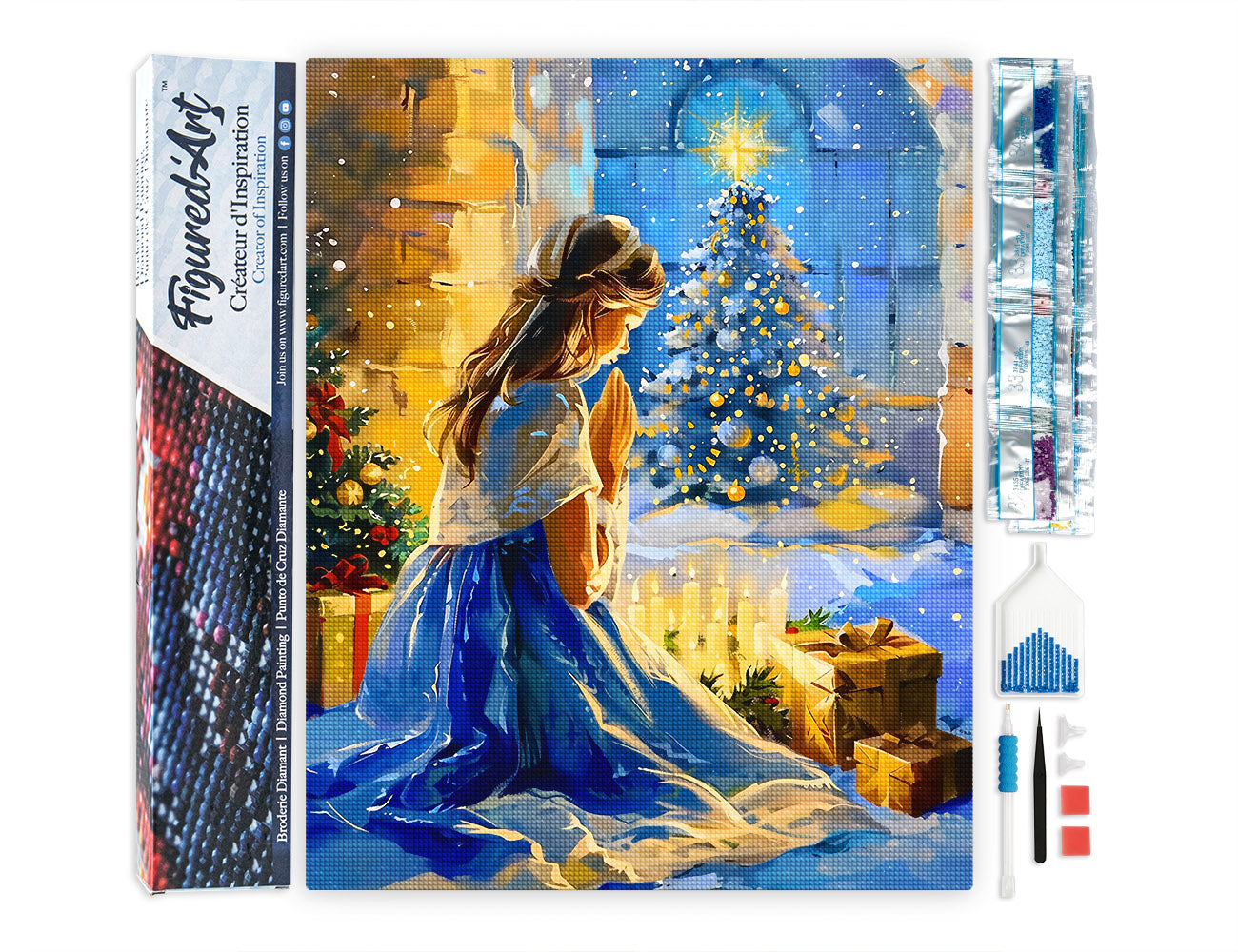 Diamond Painting - Christmas Eve Prayer