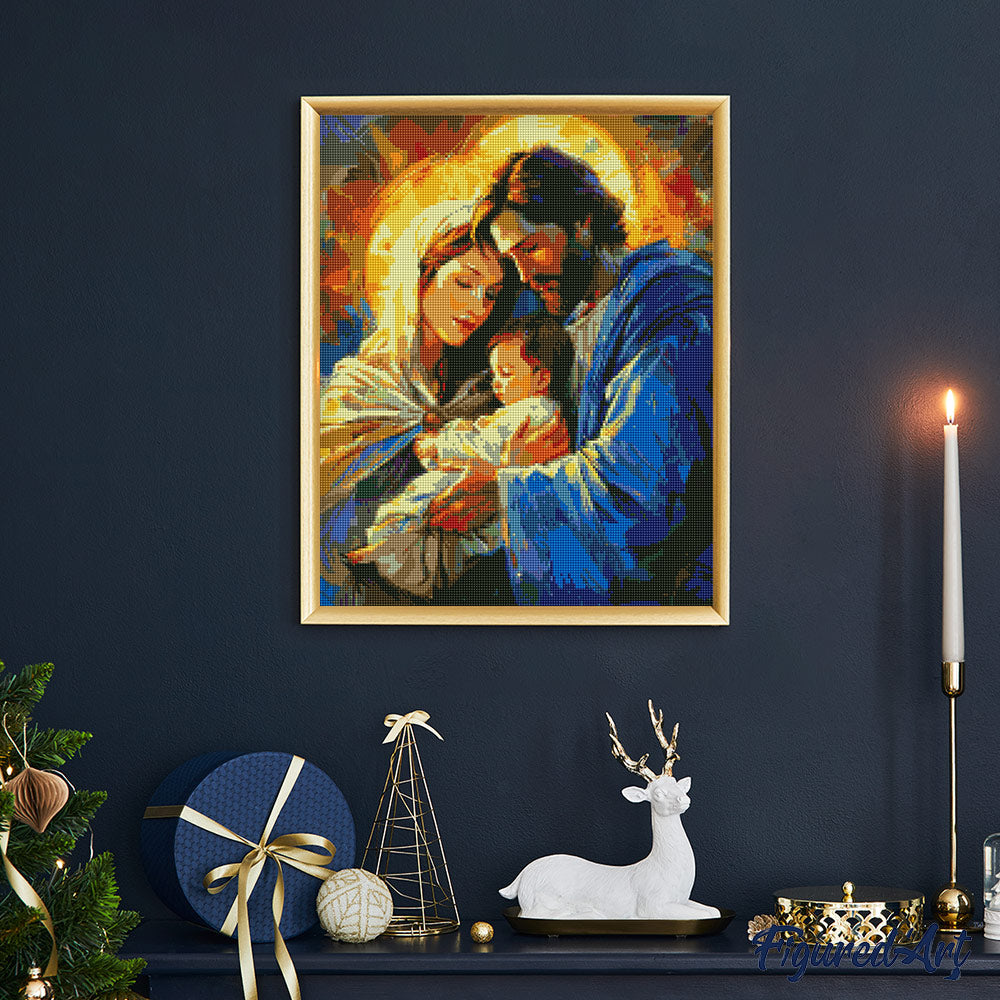 Diamond Painting Framed - Holy Family