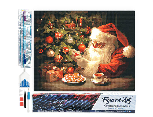 Diamond Painting - Jolly Santa's Evening