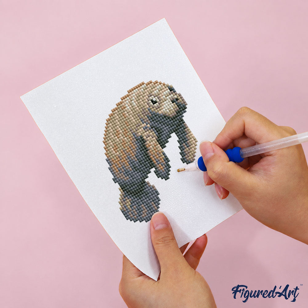 Gem Painting kit - Aquatic animals series
