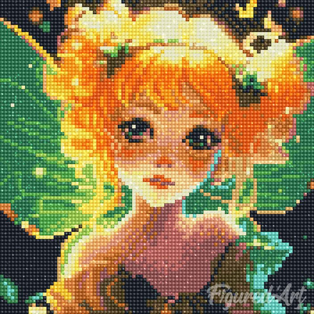 Mini Diamond Painting 10"x10" rolled - Pretty Little Fairy