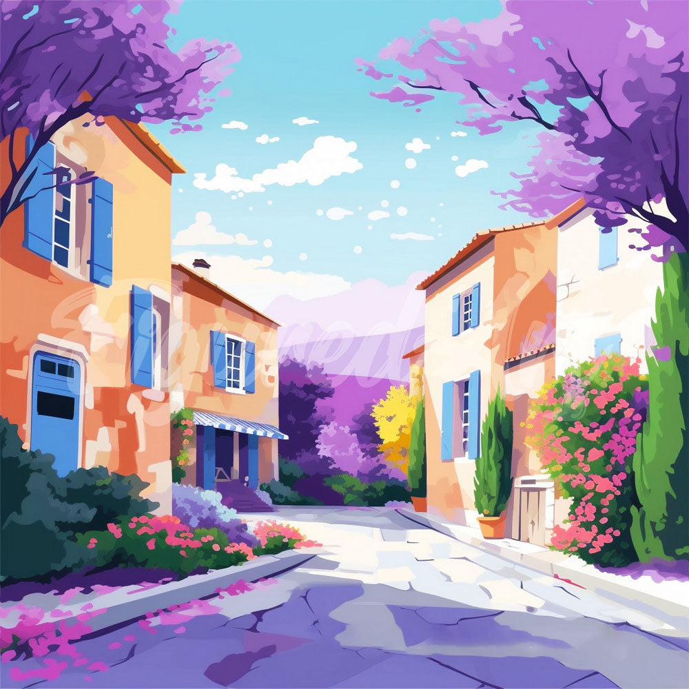 Mini Diamond Painting 10"x10" framed - Spring in Provence