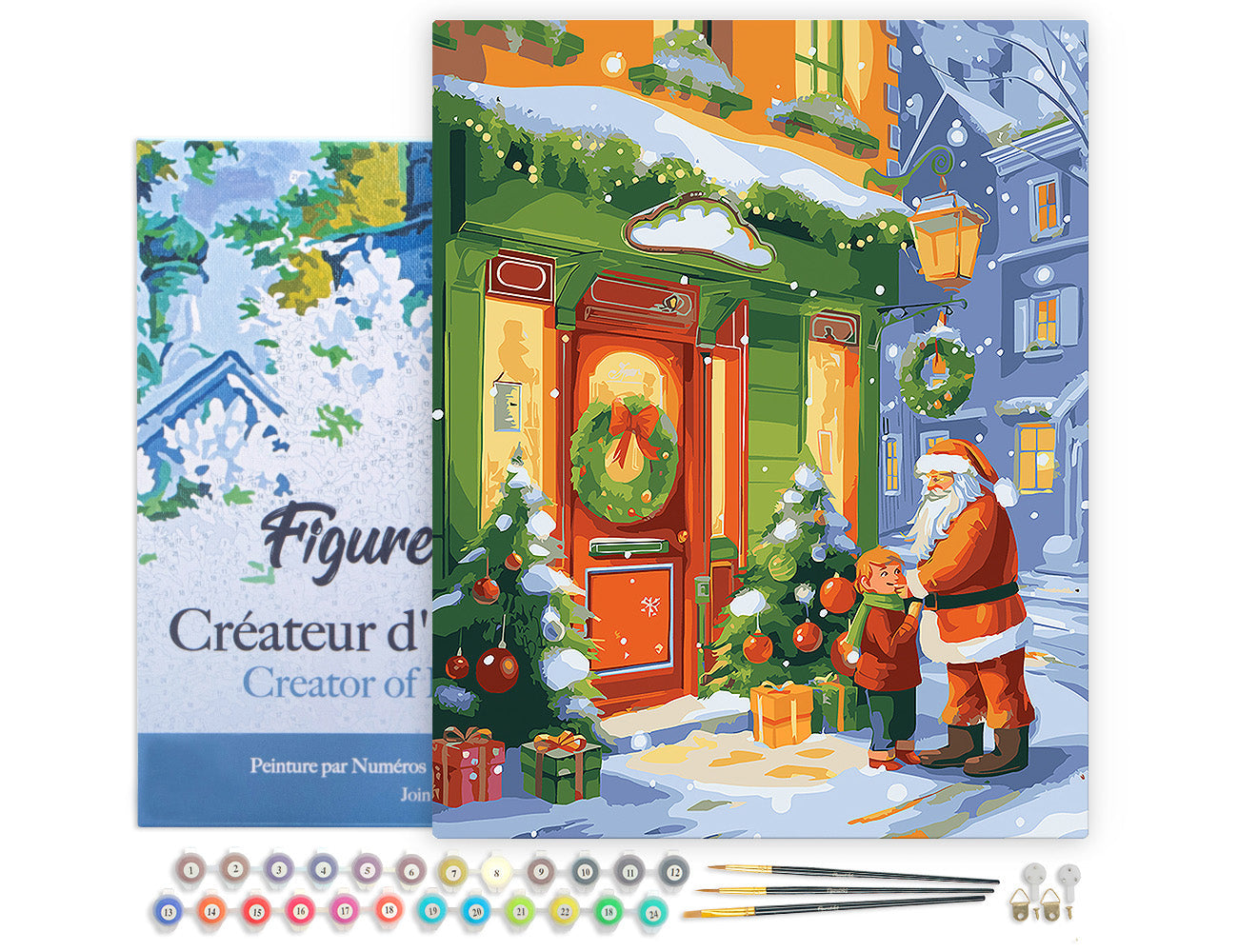 Paint by Numbers Framed - Santa's Greeting