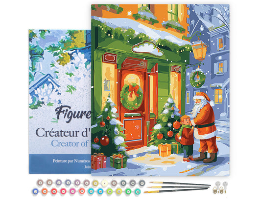Paint by Numbers Framed - Santa's Greeting