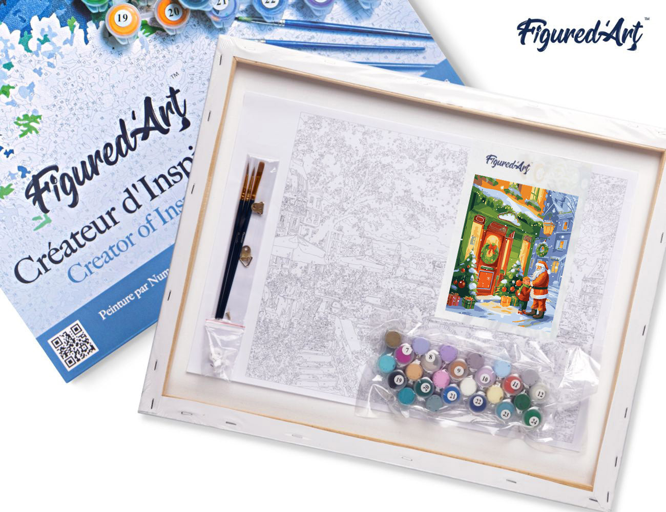 Paint by Numbers Framed - Santa's Greeting