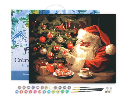Paint by Numbers Framed - Jolly Santa's Evening