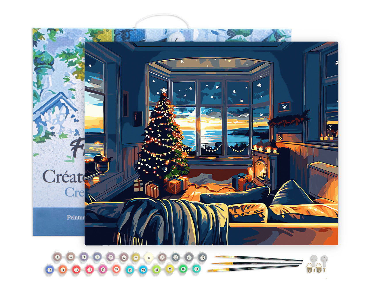 Paint by Numbers Framed - Christmas Room by the Bay