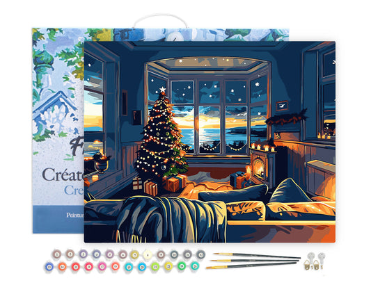 Paint by Numbers Framed - Christmas Room by the Bay