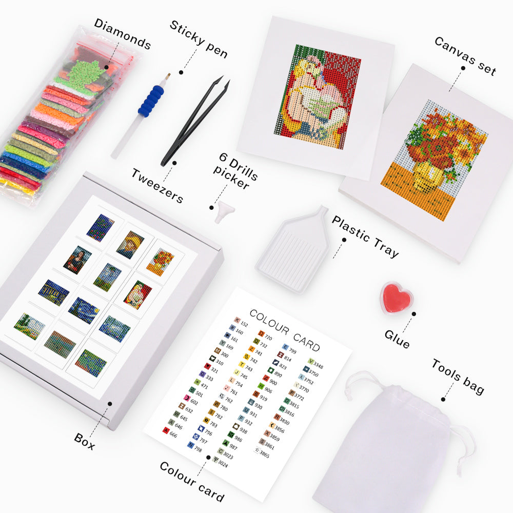 Gem Painting kit - Famous Painting Series