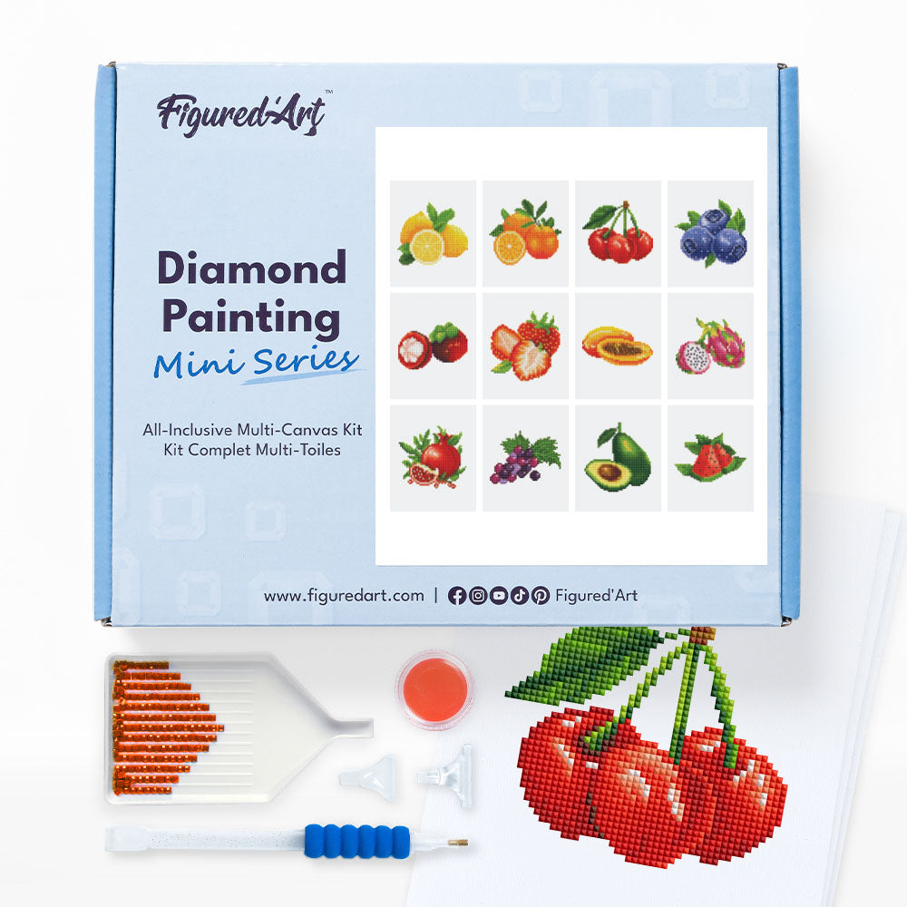 Gem Painting kit - Fruits series FiguredArt