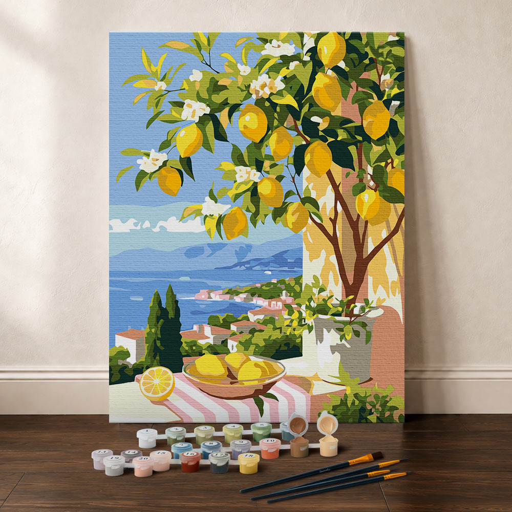 Paint by Numbers Gift Box - Summer Lemon