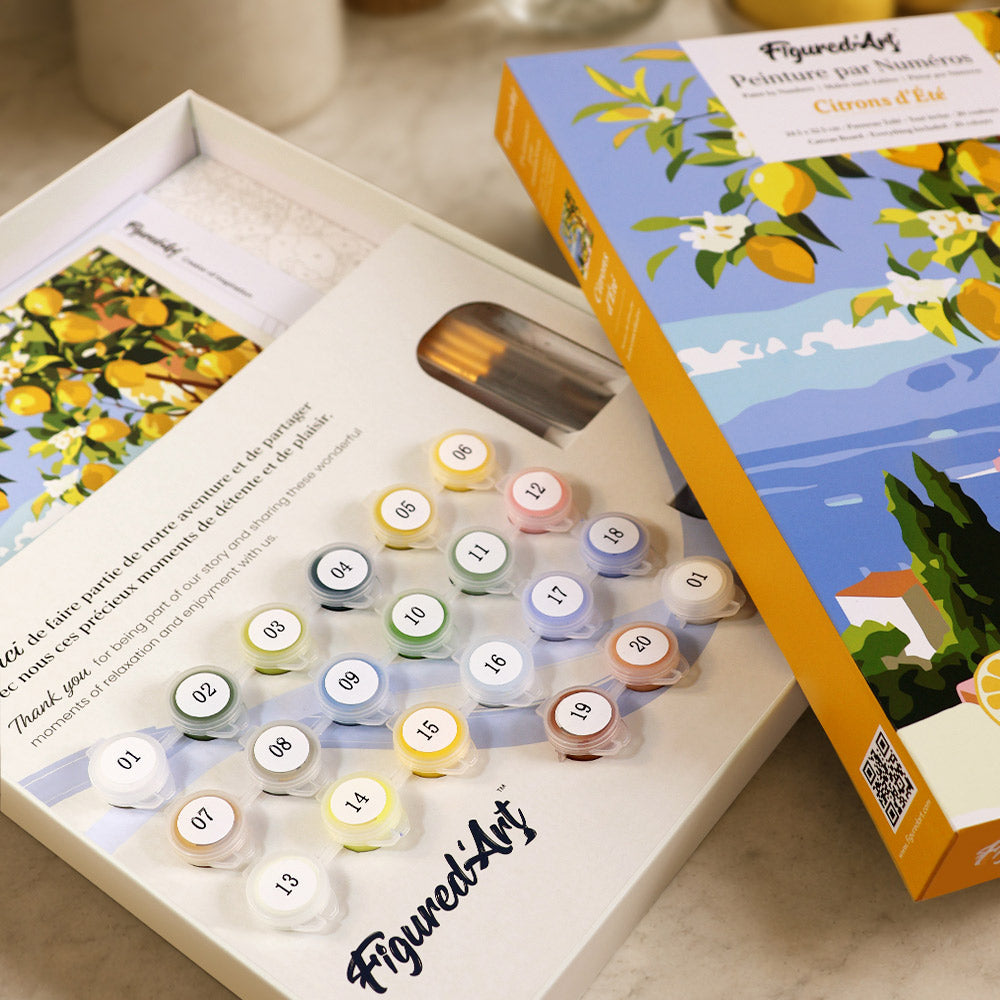 Paint by Numbers Gift Box - Summer Lemon