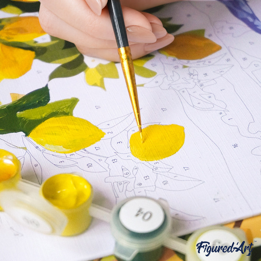 Paint by Numbers Gift Box - Summer Lemon