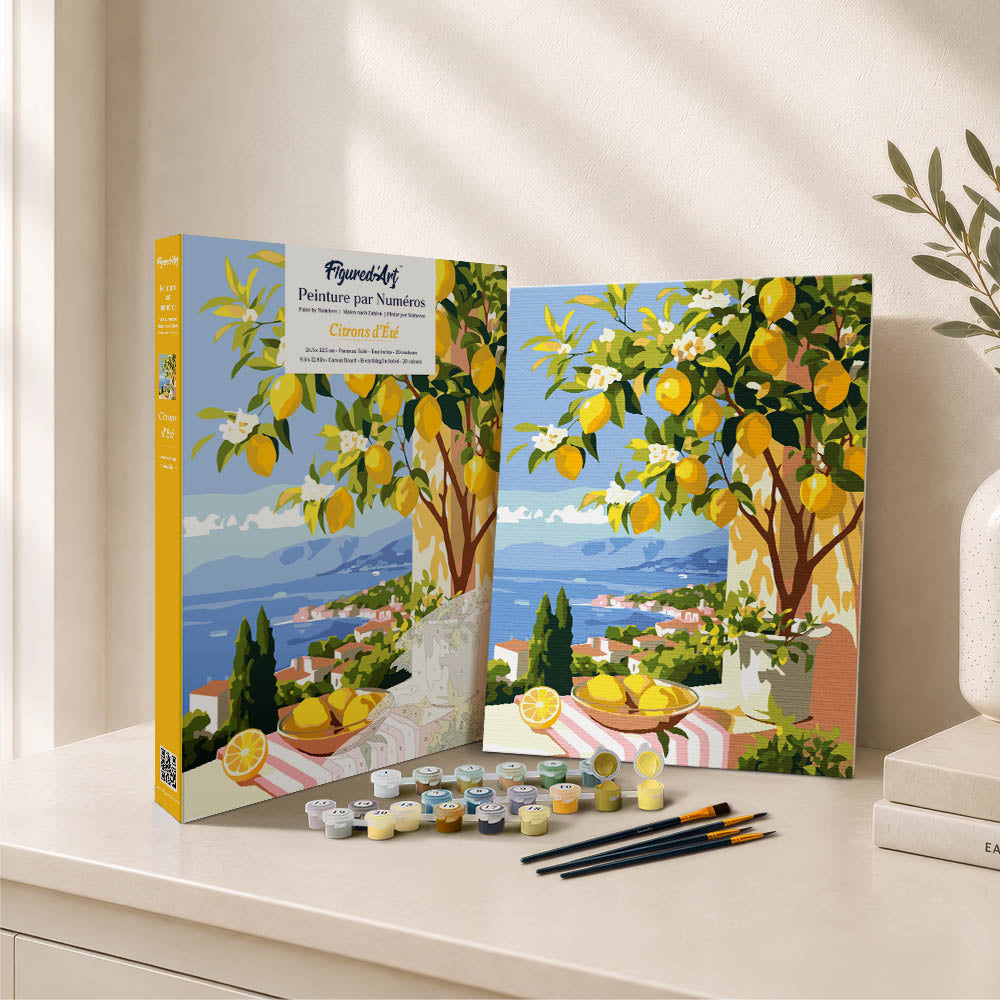 Paint by Numbers Gift Box - Summer Lemon