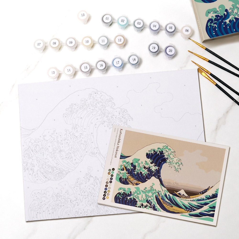 Paint by Numbers Gift Box - The Great Wave off Kanagawa
Katsushika Hokusai