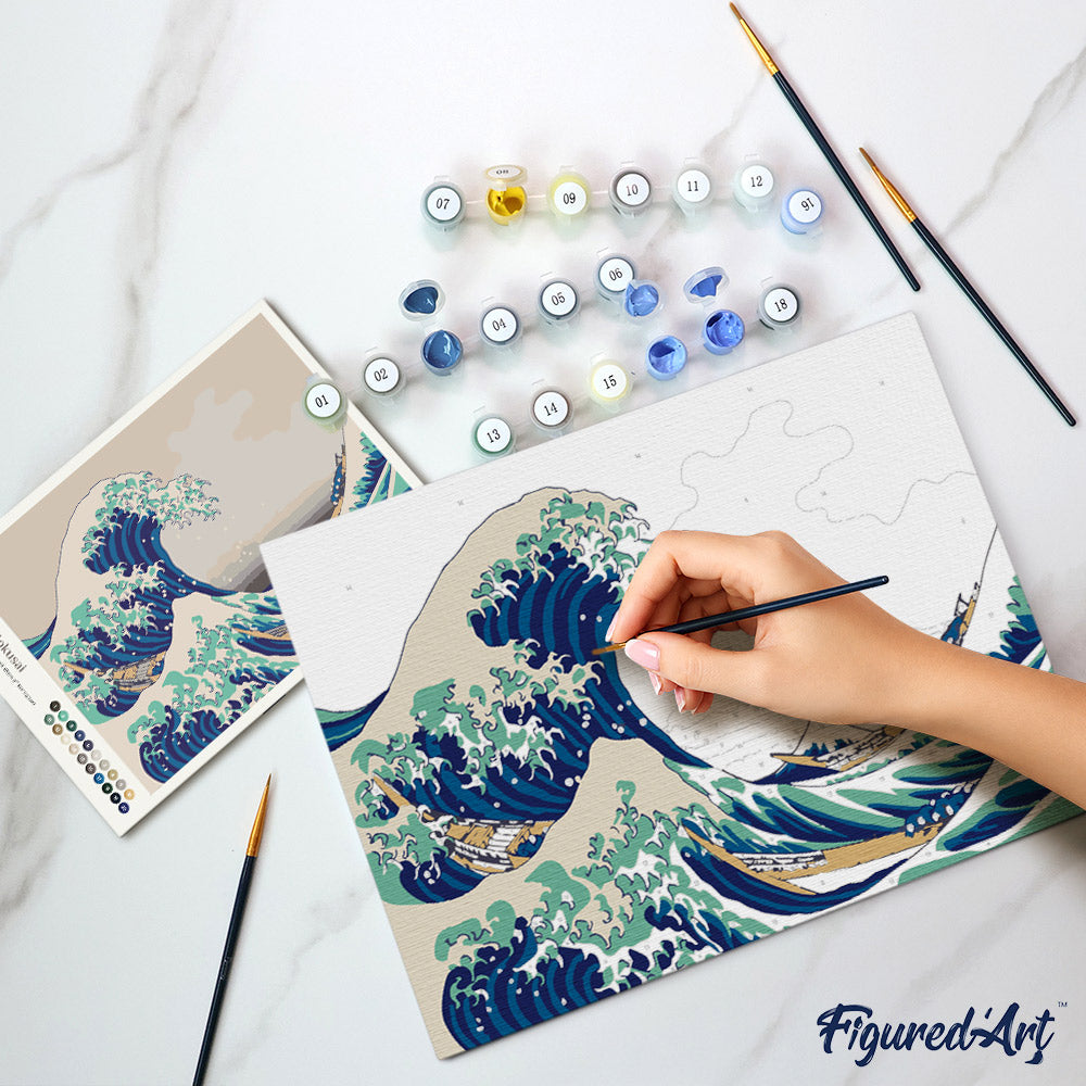 Paint by Numbers Gift Box - The Great Wave off Kanagawa
Katsushika Hokusai