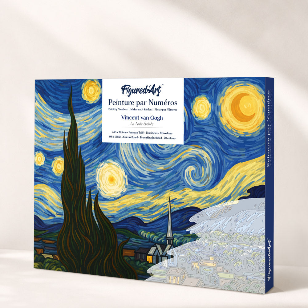Paint by Numbers Gift Box - The Starry Night
Vincent van Gogh FiguredArt