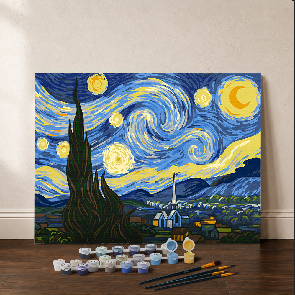 Paint by Numbers Gift Box - The Starry Night
Vincent van Gogh