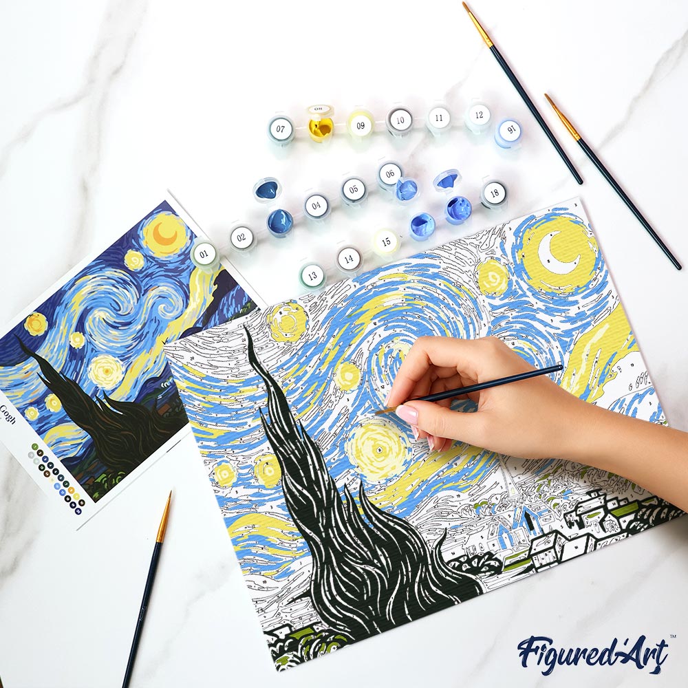 Paint by Numbers Gift Box - The Starry Night
Vincent van Gogh