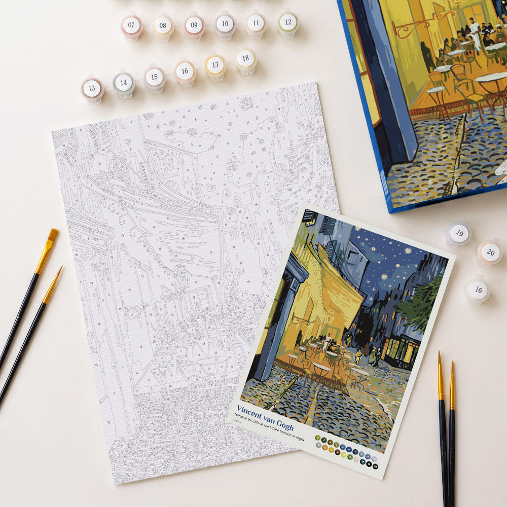 Paint by Numbers Gift Box - Café Terrace at Night
Vincent van Gogh