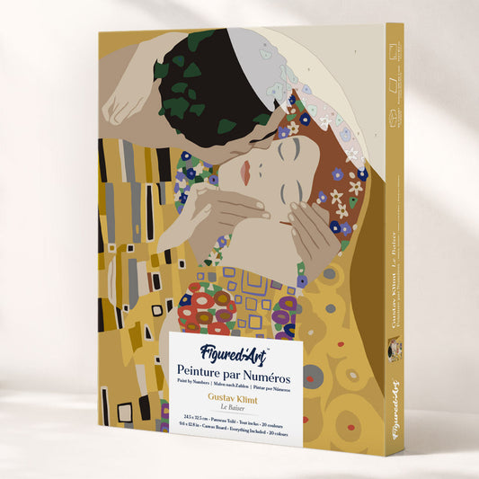 Paint by Numbers Gift Box - The Kiss
Gustav Klimt FiguredArt