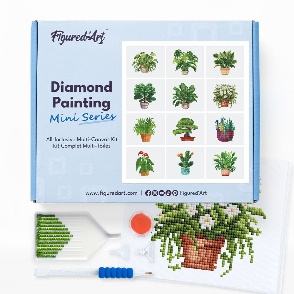 Gem Painting kit - Plants 2 series FiguredArt