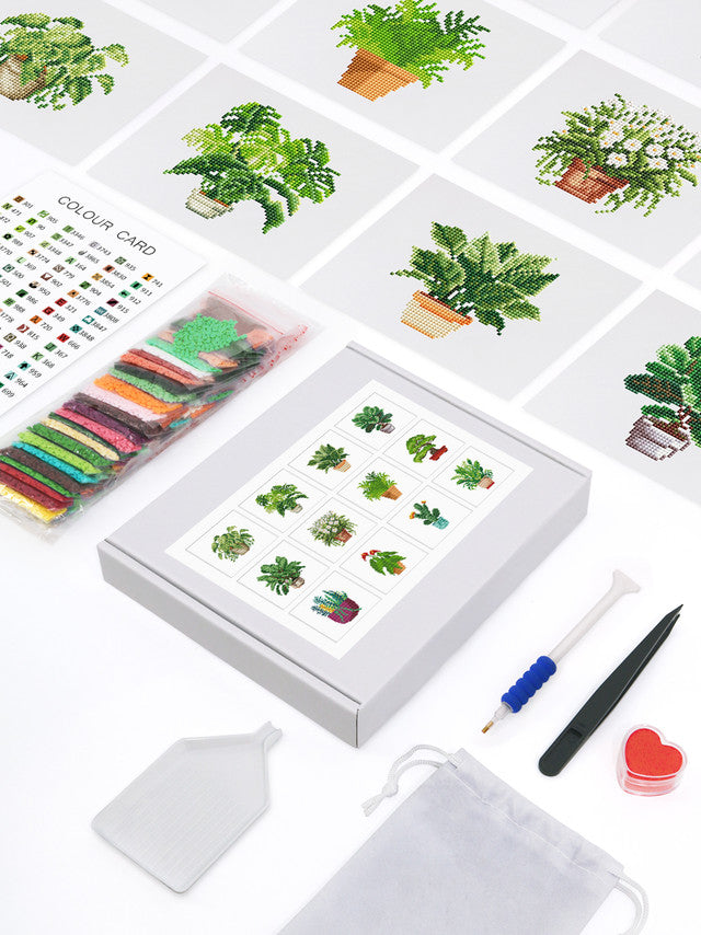 Gem Painting kit - Plants 2 series