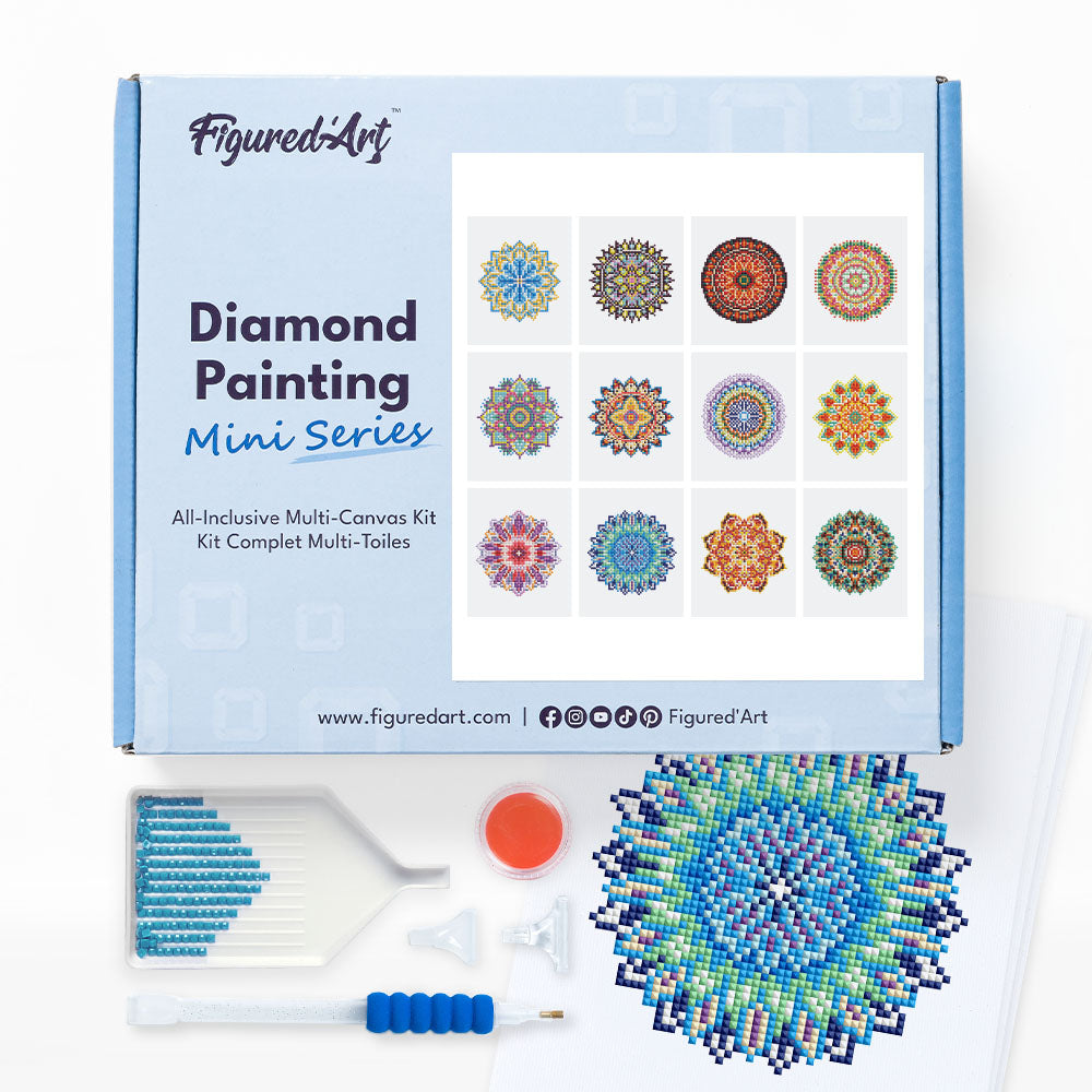 Gem Painting kit - Mandala Art FiguredArt