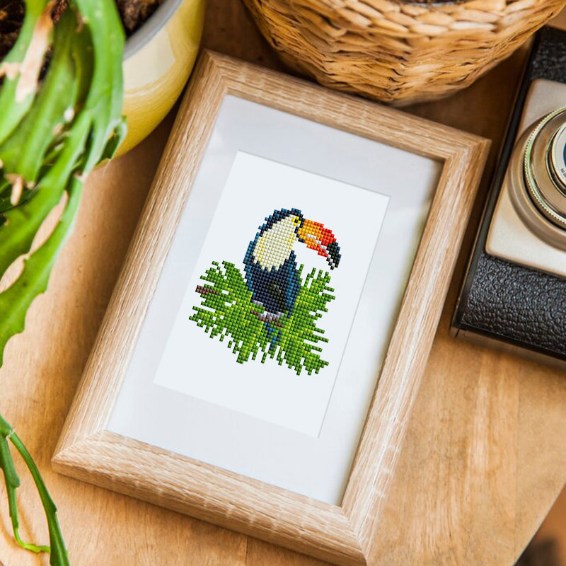 Gem Painting kit - Colorful Birds Paradise