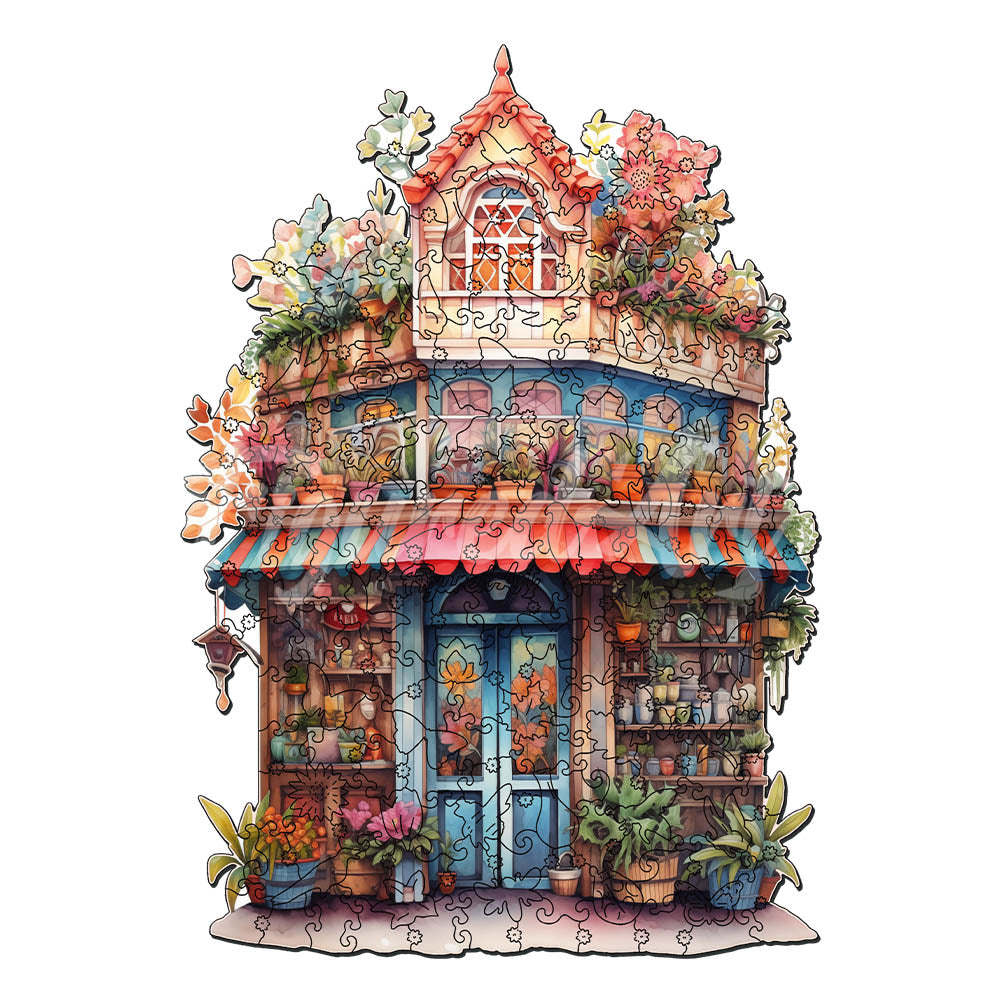 Wooden Puzzle - Whimsical Florist