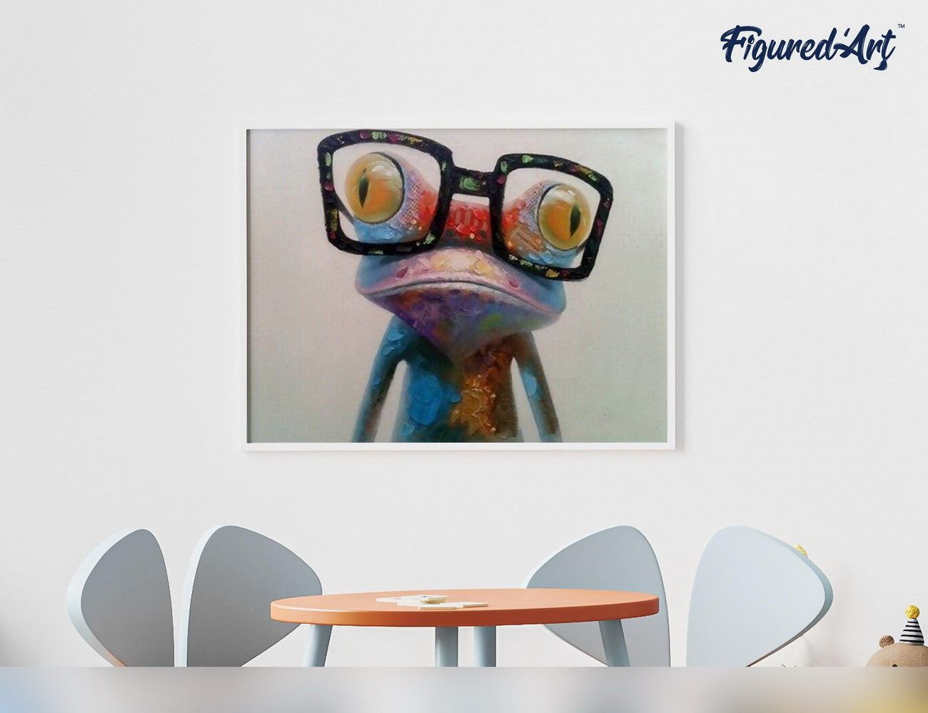 Paint by Numbers rolled - Frog and Eyewear