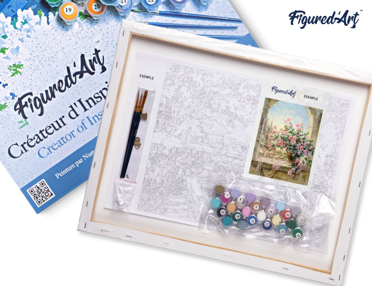 Paint by Numbers Framed - Pretty Bouquet