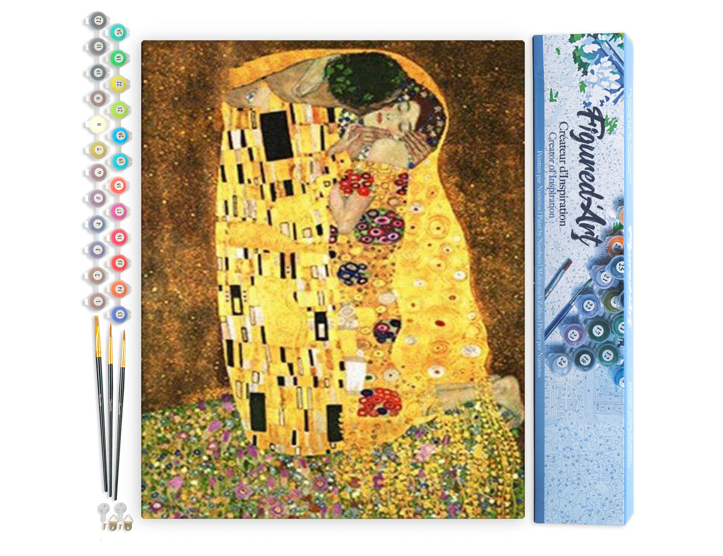 Paint by Numbers rolled - The Kiss