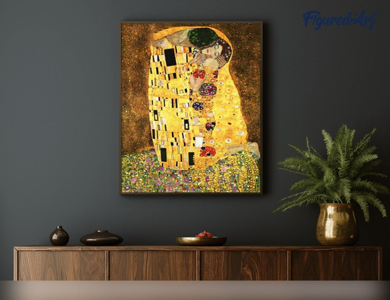 Paint by Numbers rolled - The Kiss