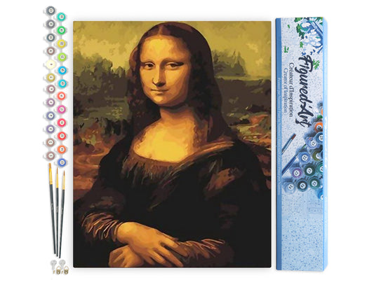 Paint by Numbers rolled - Da Vinci Mona Lisa La Joconde
