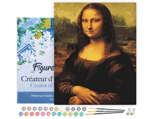 Paint by Numbers Framed - Da Vinci Mona Lisa La Joconde