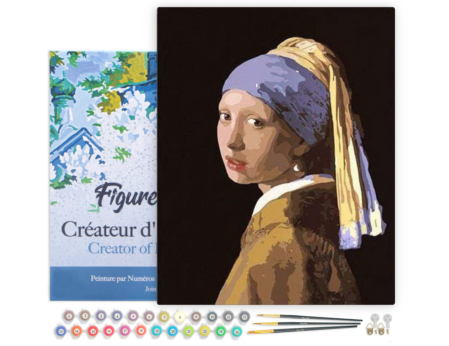 Paint by Numbers Framed - Vermeer Girl with the Pearl