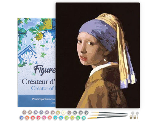 Paint by Numbers Framed - Vermeer Girl with the Pearl