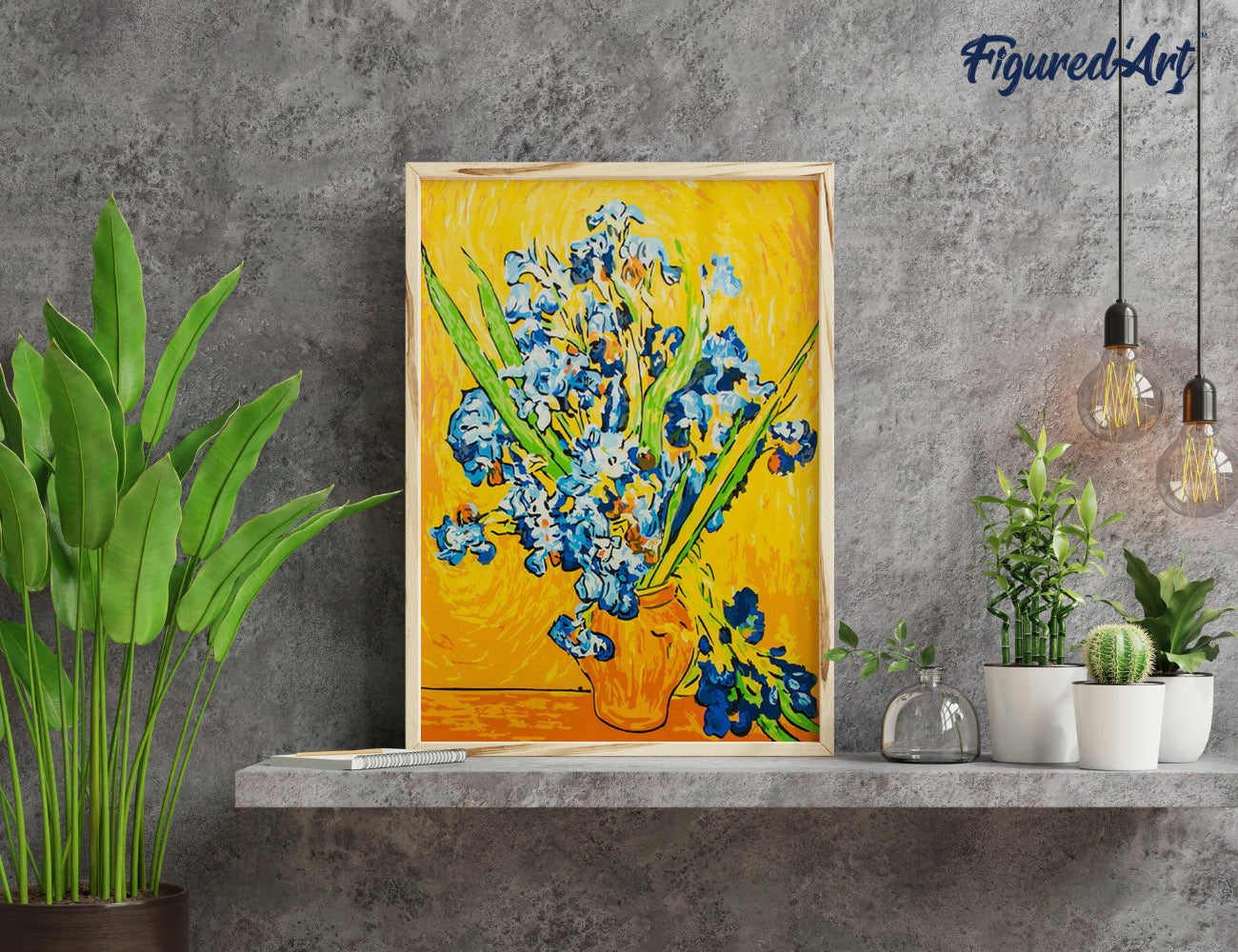 Paint by Numbers rolled - Van Gogh Irises