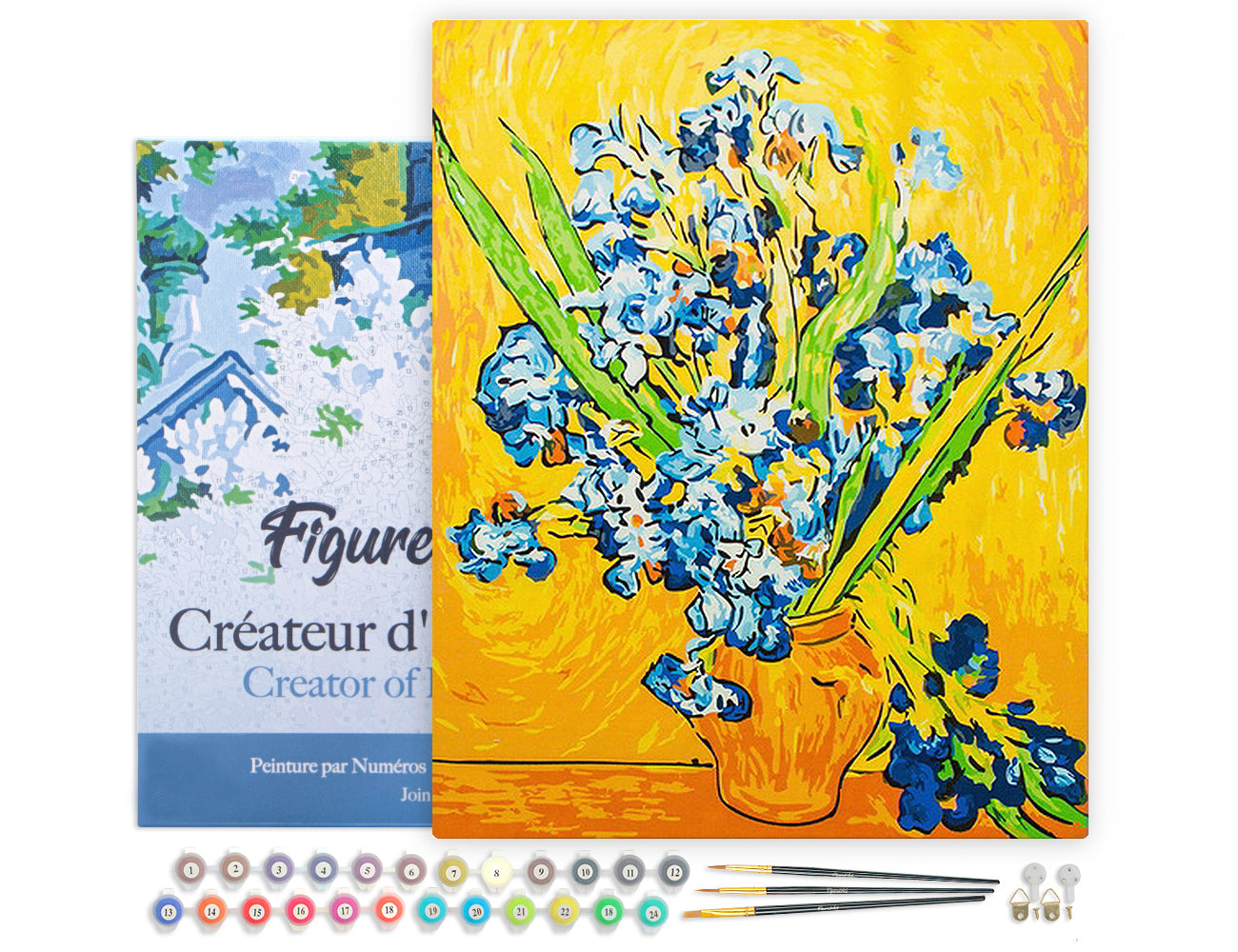 Paint by Numbers Framed - Van Gogh Irises