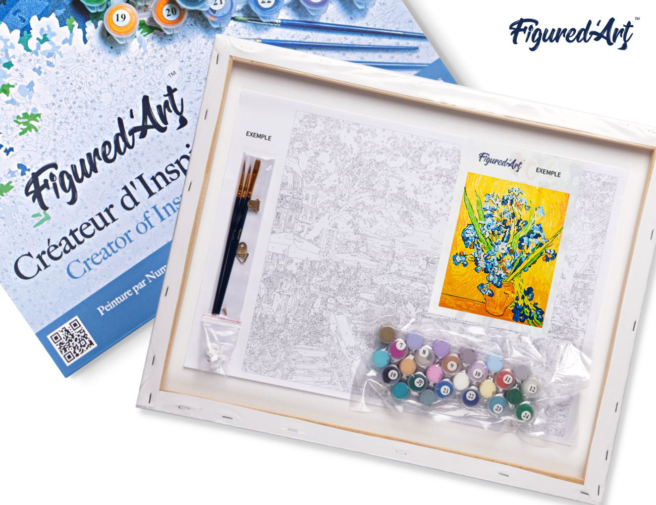 Paint by Numbers Framed - Van Gogh Irises