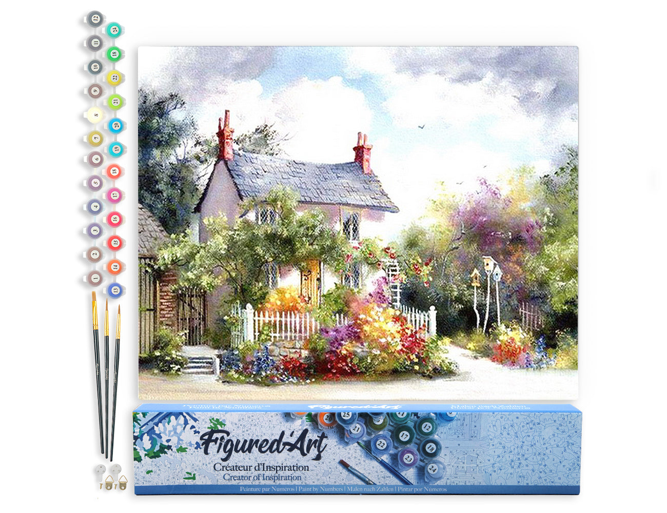 Paint by Numbers rolled - Quiet neighbourhood
