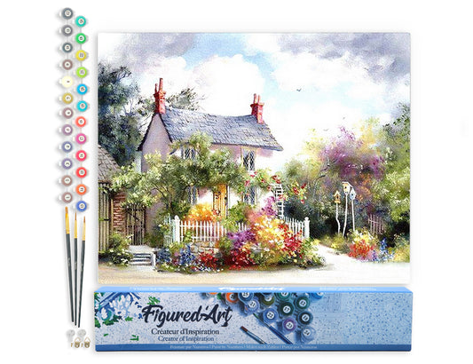 Paint by Numbers rolled - Quiet neighbourhood