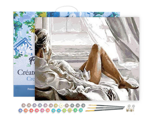 Paint by Numbers Framed - Rest facing the Sea