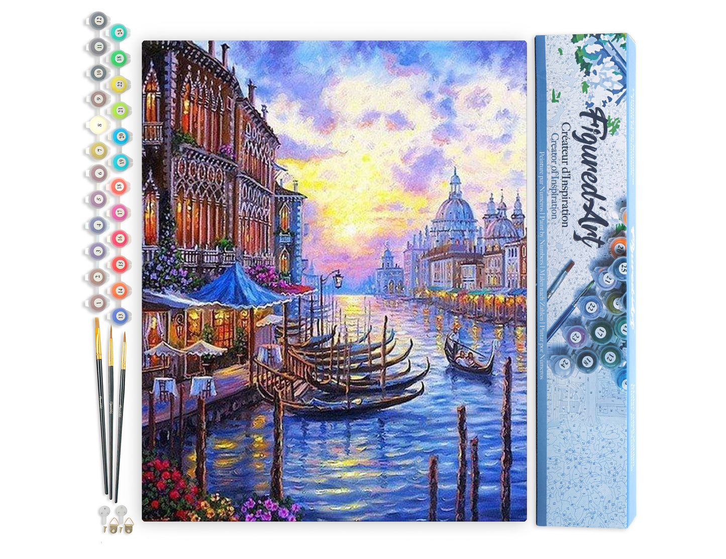 Paint by Numbers rolled - The Grand Canal of Venice