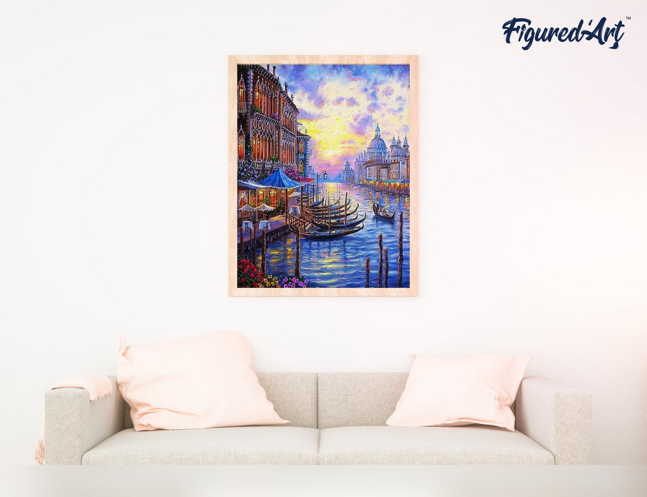 Paint by Numbers rolled - The Grand Canal of Venice