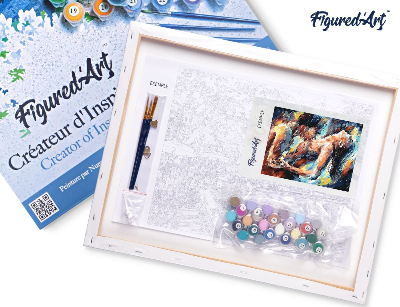 Paint by Numbers Framed - Sexual desire